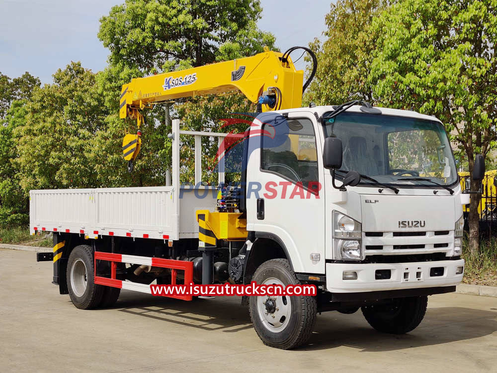 Analisis tipe lengan lurus derek yang dipasang di truk Isuzu dan tipe lengan knuckle
    