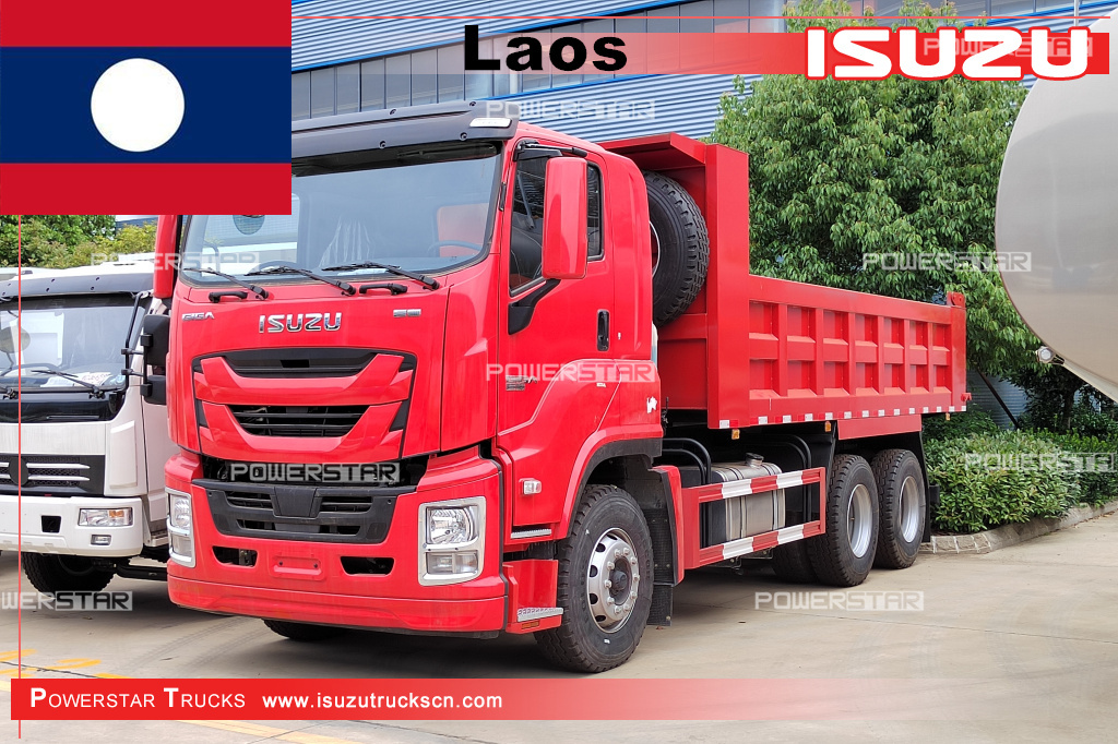 Laos - Truk Tipper Dump Berat ISUZU GIGA
    