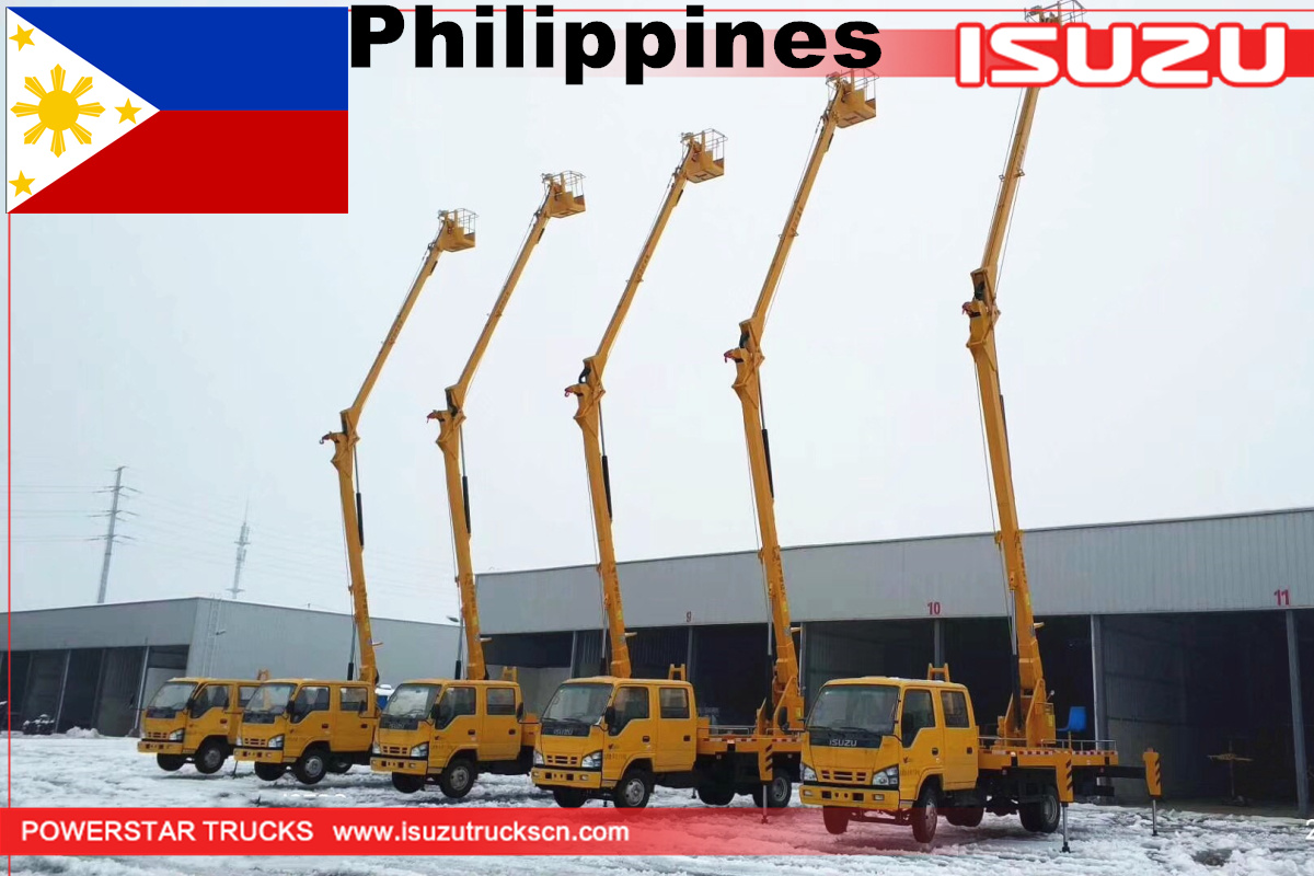 Filipina - 5 Unit truk platform kerja Isuzu Aerial 16M
    