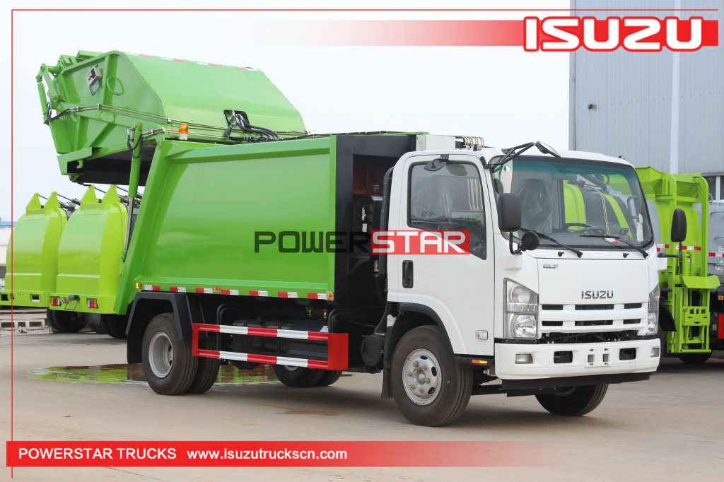 Cabo Verde - 2 unit ISUZU 10cbm Kendaraan Pemadat Sampah
    