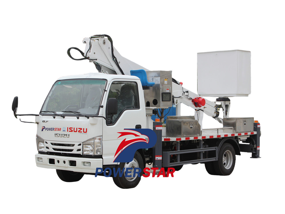 Apa itu sistem safety mornitoring dari truk bucket Isuzu?
    