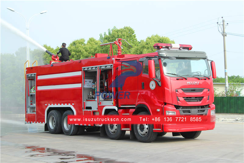 Keuntungan dari truk pemadam kebakaran bubuk kering Isuzu
    