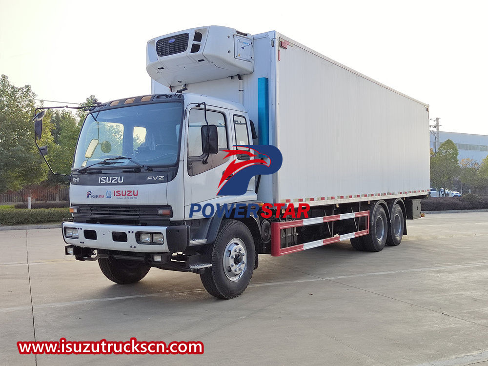 Komposisi struktural truk berpendingin Isuzu
    