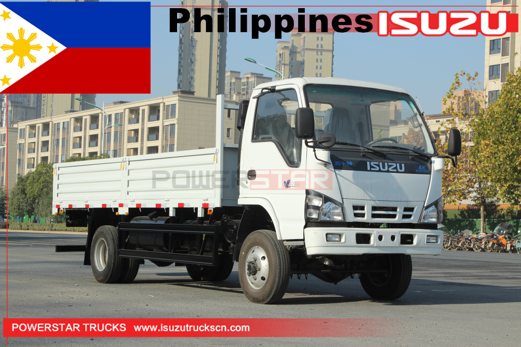 Filipina - 3 unit truk van kargo flatbed off road dropside ISUZU NKR 600P 4x4
    