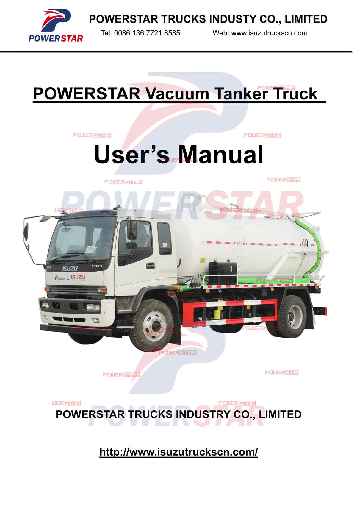 ISUZU 10cbm FTR FRR FSR Truk Tanker Vakum Manual ekspor Rwanda
    